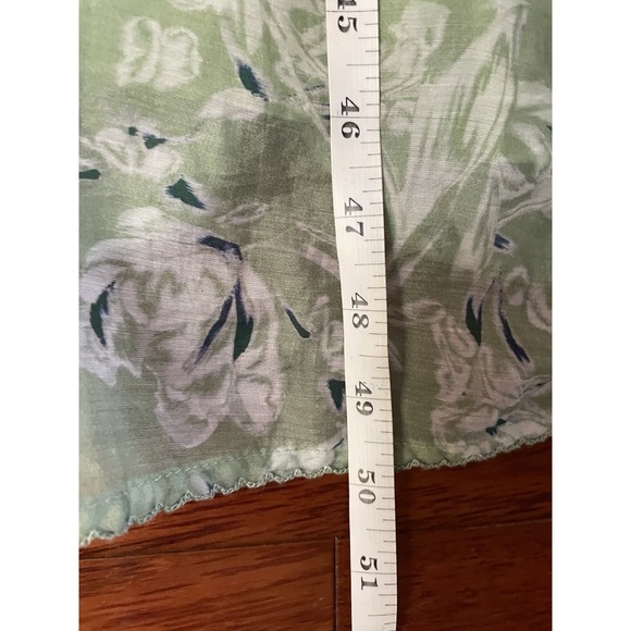 En Saison Green Floral Print Midi Dress Cottagecore Romantic Green Sz S B31 - Picture 7 of 8